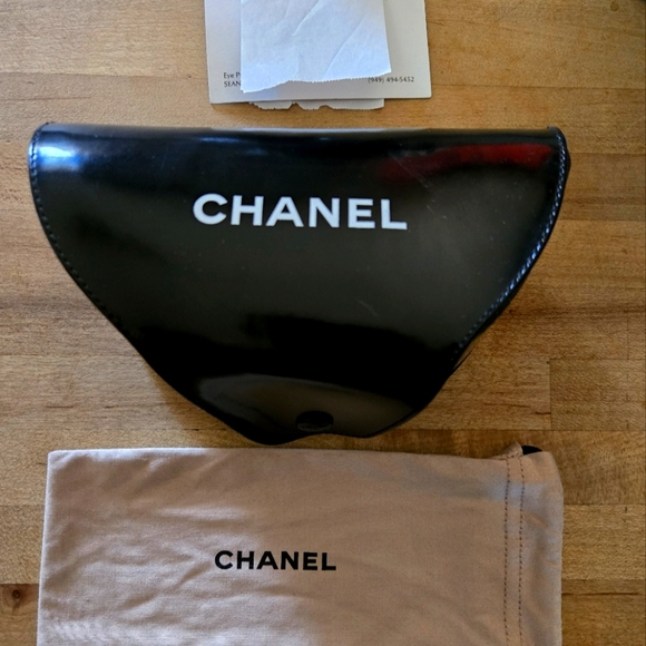 Chanel CC vintage shield sunglasses black gradient - Picture 6 of 11